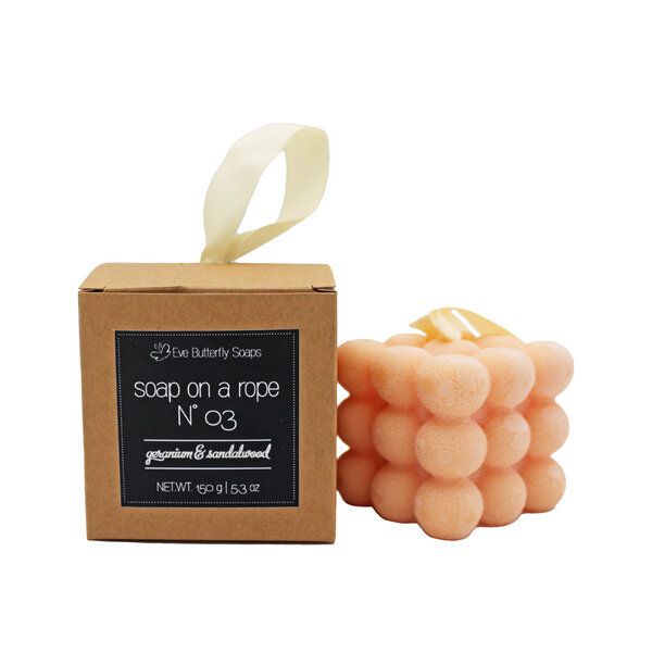 Eve Butterfly Soaps Soap on a Rope | Massageseife mit Band | verschiedene Düfte von Eve Butterfly Soaps