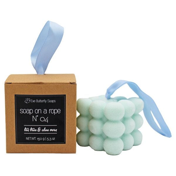 Eve Butterfly Soaps Soap on a Rope | Massageseife mit Band | verschiedene Düfte von Eve Butterfly Soaps