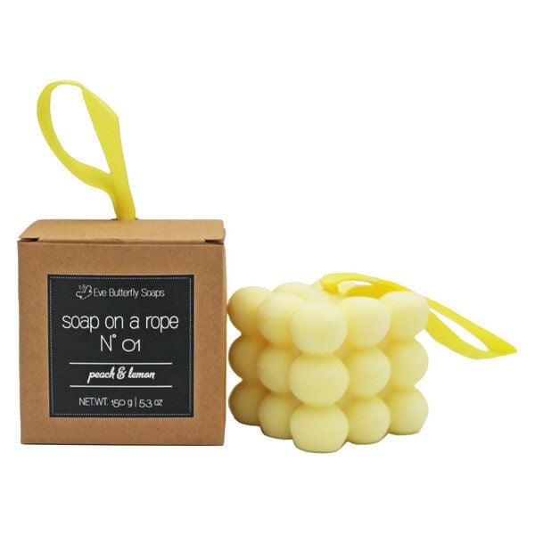 Eve Butterfly Soaps Soap on a Rope | Massageseife mit Band | verschiedene Düfte von Eve Butterfly Soaps
