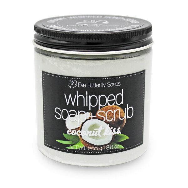 Eve Butterfly Soaps Whipped Soap+Scrub "Coconut Kiss" von Eve Butterfly Soaps