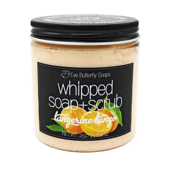 Eve Butterfly Soaps Whipped Soap+Scrub Tangerine Tango von Eve Butterfly Soaps