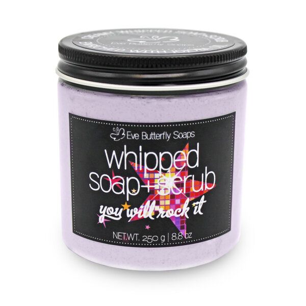 Eve Butterfly Soaps Whipped Soap+Scrub "You will rock it" von Eve Butterfly Soaps