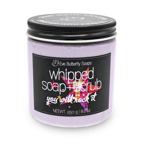 Eve Butterfly Soaps Whipped Soap+Scrub "You will rock it" von Eve Butterfly Soaps