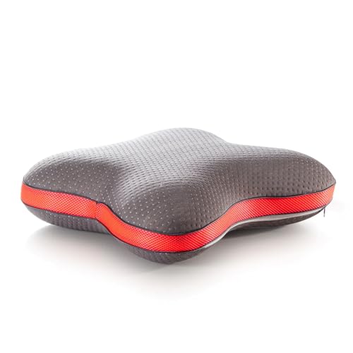EVE Textile® Antischnarchkissen Orthopädisches Memory Foam Nackenkissen; Ergonomisches Viscoschaum Kopfkissen bei Nacken- & Rückenschmerzen 55x45x13 cm Oeko-Tex 100, Atmungsaktiv & Waschbarer Bezug von Eve Textile GmbH