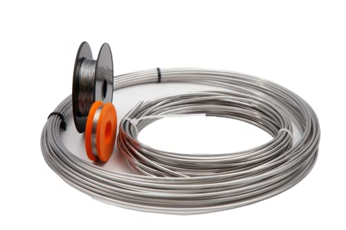 1 Meter Nickel Draht Ø 0.1mm Ni 99.9% Element 28 Rein Metall Ni200 Heizdraht Wickeldraht von Evek