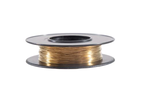 100 Meter Messingdraht 0.85mm (Ms63 / 2.0321 / CuZn37) Basteldraht Unbeschichtet Draht Gartendraht Industriedraht von Evek