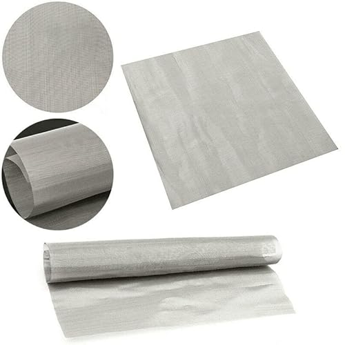 300mm Edelstahlgewebe 5 Mesh (1mm Draht Größe) x 300mm Gitter V2A 304 1.4301 Drahtgewebe Filtration Filter Breite von Evek
