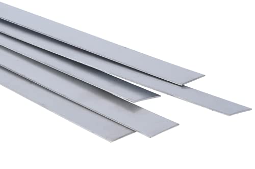 Edelstahl Blechstreifen 1.4404 Flachstange 75x0.5mm Blech Streifen Zuschnitt 0.5 Meter von Evek