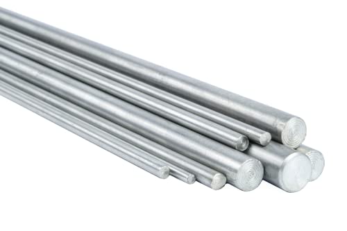 Edelstahl stange 1.4404 7mm 1.4404 V4A 316L Rundscheibe Rundstahl Stab 0.5 Meter von Evek
