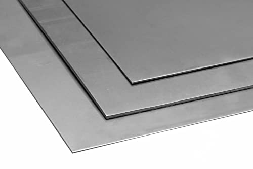 Edelstahlblech 0.6 (Aisi — 304(V2A) / 1.4301) Platten Blech Zuschnitt wählbar Wunschmaß möglich 200x400mm. von Evek