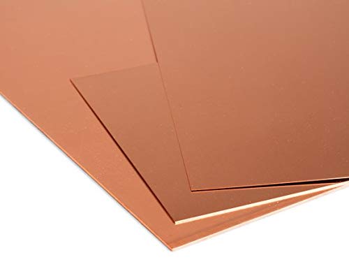 Kupferblech 2mm Cu 99% Platten Zuschnitt Feinblech Kupferplatte nach Maß 150x1000mm von Evek