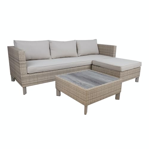 Evelekt AS Garden Furniture Set GERA Sofa, Ottoman, Table Evelekt AS Garden Furniture Set GERA Sofa, Ottoman, Table von Evelekt AS