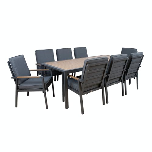 Evelekt AS Garden Furniture Set Parker Table and 8 Chairs Evelekt AS Garden Furniture Set Parker Table and 8 Chairs von Evelekt AS