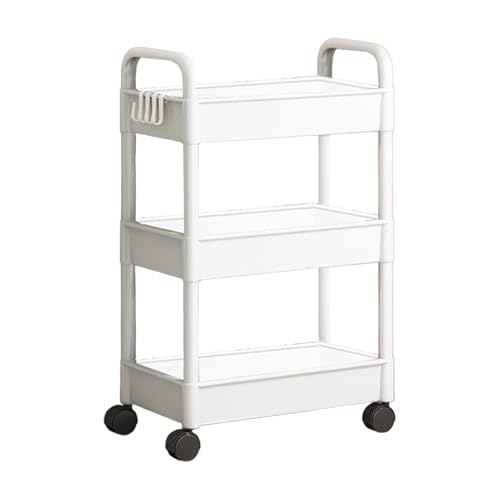 Evember Allzweckwagen auf Rädern, 3 Etagen, 69 x 33 x 22 cm, Aufbewahrungswagen auf Rädern, Bücher-Snack-Wagen, beweglicher Organizer-Wagen, Heimorganisation 01 Evember Allzweckwagen auf Rädern, 3 Etagen, 69 x 33 x 22 cm, Aufbewahrungswagen auf Rädern, Bücher-Snack-Wagen, beweglicher Organizer-Wagen, Heimorganisation 01 von Evember