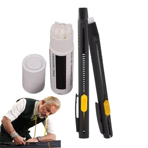 Evember Stoffmarker zum Nähen, 2 Stück, hitzelöschbare Stoffmarker, wasserlösliche Stickstifte mit austauschbaren Nachfüllminen für Schneider, Designer, Hobbyisten, Näher, Quilter, Evember Stoffmarker zum Nähen, 2 Stück, hitzelöschbare Stoffmarker, wasserlösliche Stickstifte mit austauschbaren Nachfüllminen für Schneider, Designer, Hobbyisten, Näher, Quilter, von Evember