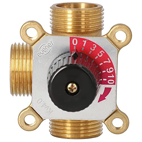 Evenes 3-Wegemischer Typ 3A Easyflow AG DN32 1 1/4'' KV9,0 Messing 3-Wege-Mischer von Evenes