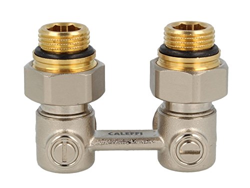 Hahnblock-Verschraubung für 2-Rohrbetrieb, 50 mm, Eckform Hahnblock-Verschraubung für 2-Rohrbetrieb, 50 mm, Eckform von Evenes