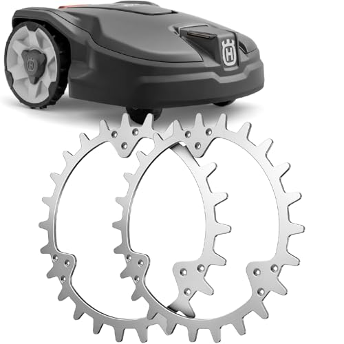 Evenlinkics Mähroboter Spikes für Husqvarna mähroboter, 215 mm Spikes mit 21 Schrauben，Entgratet，Traktionsverbesserung für Mähroboter. von Evenlinkics