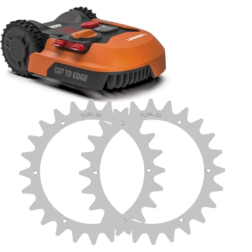 Evenlinkics Mähroboter Spikes für Worx landroid L Rasenmäher, 225 mm mähroboter Spikes mit 12 Schrauben，Entgratet，Traktionsverbesserung für Mähroboter. von Evenlinkics