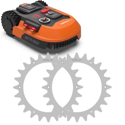 Evenlinkics Mähroboter Spikes für Worx landroid S&M Rasenmäher, 210 mm mähroboter Spikes mit 12 Schrauben，Entgratet，Traktionsverbesserung für Mähroboter. von Evenlinkics