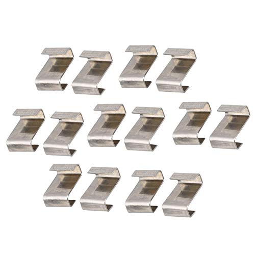 30St Glazing Wire Clips Stainless Steel Z Type Fixing Clips Gewächshaus Klammern Rostfrei Hohlkammerplatte Befestigung Gewächshäuser Zubehör Glazing Wire Clip von Evenlyao