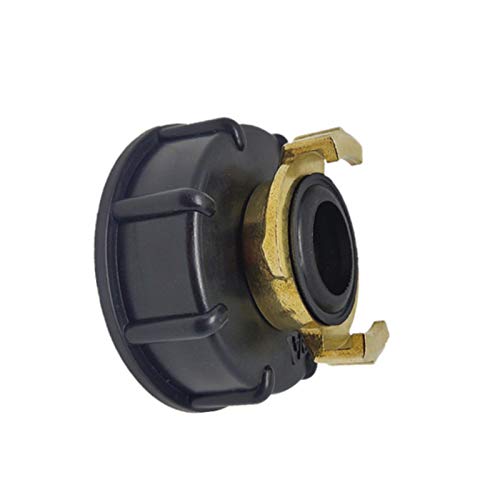Evenlyao IBC Kugelauslaufhahn IBC Adapter, Wassertank Zubehör Adapter Wasserhahn Wassertank Schlauchanschluss Ersatz Für IBC-Regenwassertanks von Evenlyao