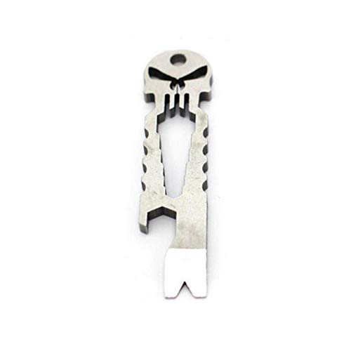 Evenlyao Multitool Mehrzweckwerkzeug Edelstahl Camping Taschenkurbel Flaschenöffner Schraubenschlüssel Brecher 75 * 20 * 4mm / 2,95 * 0,79 * 0.16in 58-60HRC von Evenlyao