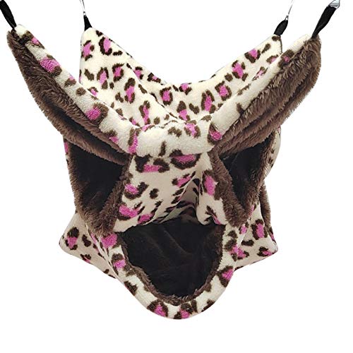Hängematte Und Kuschelbett Set Kuschelhöhle Flauschmatte Etagenbett Hängebett Käfig Kleintierebett Nager Nagetier Hängematte Für Ratten, Hamster, Chinchillas Und Eichhörnchen von Evenlyao