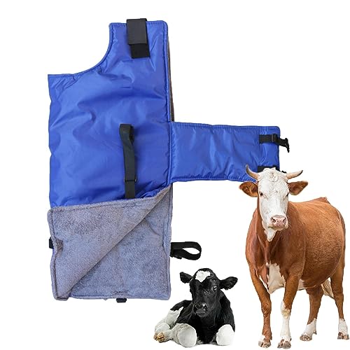 2 Kälberdecke - Ziegendecke - Wadendecke - Schafsdecke Wadenwarme Winddichter Kleidung Wadenschutzmantel Decke Wadenjacke Zum Warmhalten Kuh Verdickter Bauchschutz Winddicht von Eventerde
