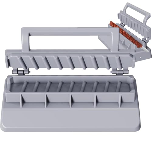 Adana Kebab Maschine | Kebab Maker Presse | Dicker ABS Manuelle Kebab Grill Form | Manuelle Kebab Pressform | Picknick Im Freien, Kebab Grillparty Camping, Kebab Maschine 29x12,7x9cm von Eventerde