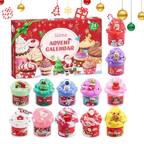 Eventerde Adventskalender 2025 – 24 Tage Weihnachts-Sludge-Spielzeug, 2025, lustiges Spielzeug mit Charme für Kleinkinder, Teenager, Mädchen, , Festivalgeschenke Eventerde Adventskalender 2025 – 24 Tage Weihnachts-Sludge-Spielzeug, 2025, lustiges Spielzeug mit Charme für Kleinkinder, Teenager, Mädchen, , Festivalgeschenke von Eventerde