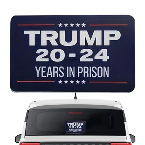 Eventerde Aufkleber „Trump Going to Prison“, Aufkleber „Trump 20–24 im Gefängnis“ | 4 Zoll lustiger Aufkleber | Wasserflasche Wasserfester Aufkleber, Verhaftungs-Trump-Aufkleber, lustige Aufkleber für von Eventerde
