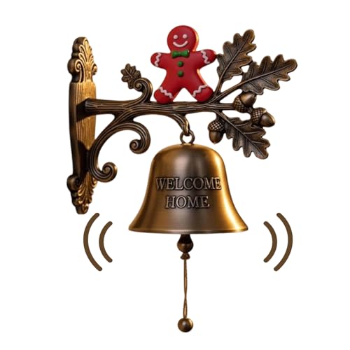Eventerde Christusglocken Dekoration - Weihnachtsklingel Deko Türdekoration | Vintage Garten Hof Deko Türklingel Für Hausflur Küche Innen Außen Eventerde Christusglocken Dekoration - Weihnachtsklingel Deko Türdekoration | Vintage Garten Hof Deko Türklingel Für Hausflur Küche Innen Außen von Eventerde