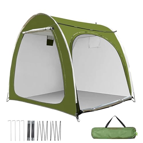 Eventerde Fahrradunterstand | Klappbarer Motorradschuppen | Wetterfester Outdoor Stauzelt Mit Doppeleinstieg Für Garten Camping Rasen von Eventerde