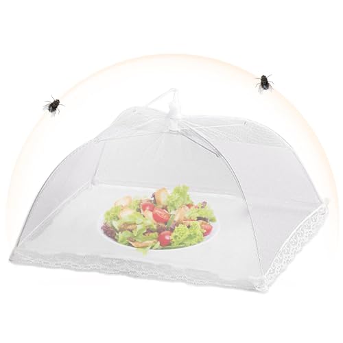 Eventerde Faltbarer Fliegenschutz - 4pc Fliegenhaube, Abdeckhaube Für Essen Kuchenabdeckung Fliegenschirm, 38 cm Faltbare Abdeckhaube Lebensmittel Abdeckung Zelt, Obsthaube Kuchenabdeckung Abdeckung Eventerde Faltbarer Fliegenschutz - 4pc Fliegenhaube, Abdeckhaube Für Essen Kuchenabdeckung Fliegenschirm, 38 cm Faltbare Abdeckhaube Lebensmittel Abdeckung Zelt, Obsthaube Kuchenabdeckung Abdeckung von Eventerde