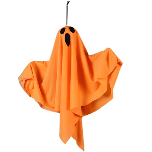 Eventerde Gruselige Geisterdekoration - Hängbarer Leuchtgeist Deko Mit 3 Blinkmodi,Außendekoration Mit 3 Blinkmodi Für Terrasse Garten Fenster Baum Tor Park Party von Eventerde