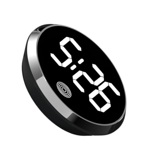 Eventerde Klein Digitaluhr | Kleine Digitaluhr mit Touch-Bedienung | Mit LED Anzeige Tragbare Lichtuhr Für Reisen Zuhause Armaturenbrett Klassenzimmer Kühlschrank Eventerde Klein Digitaluhr | Kleine Digitaluhr mit Touch-Bedienung | Mit LED Anzeige Tragbare Lichtuhr Für Reisen Zuhause Armaturenbrett Klassenzimmer Kühlschrank von Eventerde