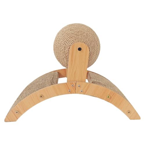 Eventerde Kratzmatte für Katzen, Kratzspielzeug Für Kätzchen, Holz Sisal Ball Kratzer Bewegungsspielzeug Möbelschutz Gegen Kratzen Gesundes Kratzverhalten Für Haustiere Eventerde Kratzmatte für Katzen, Kratzspielzeug Für Kätzchen, Holz Sisal Ball Kratzer Bewegungsspielzeug Möbelschutz Gegen Kratzen Gesundes Kratzverhalten Für Haustiere von Eventerde