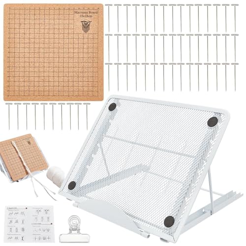 Eventerde Macrame Board Set Makramee Brett Mit Klemme Makramee Tafel Werkzeuge Flechten Verstellbares Design Zum Flechten Von Schnüren Für Knoten Kreation Eventerde Macrame Board Set Makramee Brett Mit Klemme Makramee Tafel Werkzeuge Flechten Verstellbares Design Zum Flechten Von Schnüren Für Knoten Kreation von Eventerde