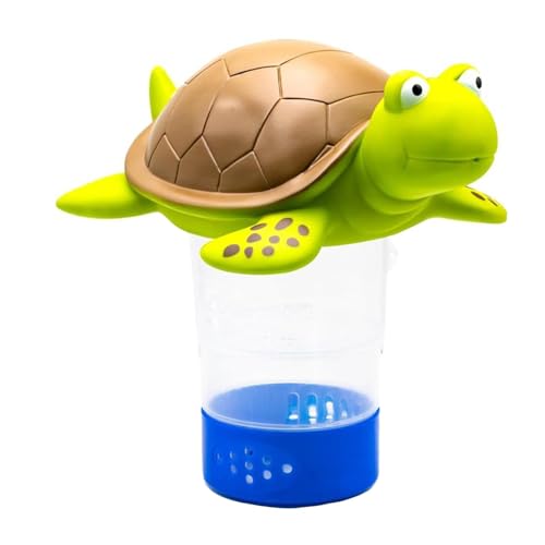 Eventerde Pool Chlor Schwimmer, Pool Chlor Dosierer, Pool Dosierschwimmer, Pool Tabletten Schwimmer Dosierschwimmer, Schildkröte Chlor Schwimmer Mit Einstellbare Chemikalien Spender von Eventerde