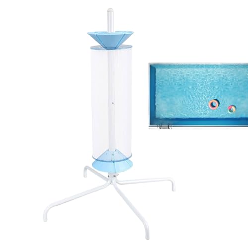 Eventerde Pool Filter Stand Zur Reinigung,Reinigungszubehör Für Filterpatronen - Abnehmbarer Spüler Zum Säubern Von Poolfiltern Für Erwachsene Mit 8, 10 Oder 15 cm Filteranschluss von Eventerde