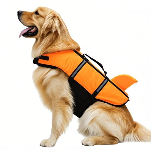 Eventerde Schwimmweste Für Hunde | Schwimmweste Für Welpen Mit Auftriebshilfe,Sicherheitsweste Für Wasseraktivitäten, Schwimmhilfe Bei Strandausflügen Und Wassersport von Eventerde