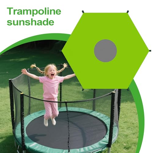 Eventerde Trampolin Überdachung | wasserdichte UV-Schutz Abdeckplane,Sonnenschutz Regendicht Wasserdicht Oxford-Stoff Plane Schutz für Sprungbereich Geburtstagsfeiern Picknicks Feste von Eventerde