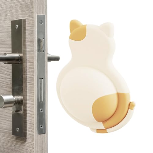 Eventerde Türgriff Wandschutz, Cartoon Tier Wandschutz, Klebender Türstopper Für Kühlschrank Schrank Glas Kopfbrett Eingangsbereich von Eventerde