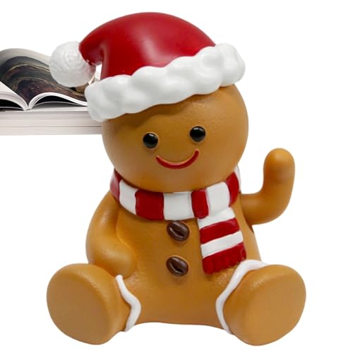 Eventerde Weihnachtsfiguren Deko | Beweglicher Arm Innen Weihnachtsstatuen,Interaktive Santa Claus Figur Deko Für Winter Schreibtisch Outdoor Tisch Festliche Garten Büro Küche von Eventerde