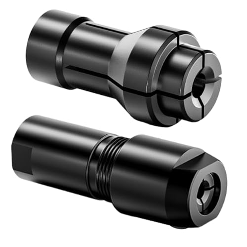 Eventerde Winkelschleifer Adapter, 2 Stück Winkelschleifer Polieraufsatz Bohrerverbinder, 6mm 3mm Spannfutter Adapter für Kantenbearbeitung Rohrmontage Präzisionsbearbeitung Metallbearbeitung von Eventerde