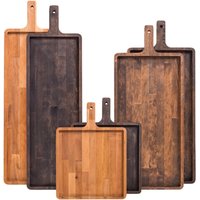Rustikales Serviertablett, Holz Servierplatte, Rustikale Holzplatte, Bauernhaus Dekor, Ottomane Tablett, Kaffeetisch Käsetablett Rustikales Serviertablett, Holz Servierplatte, Rustikale Holzplatte, Bauernhaus Dekor, Ottomane Tablett, Kaffeetisch Käsetablett von Eventory