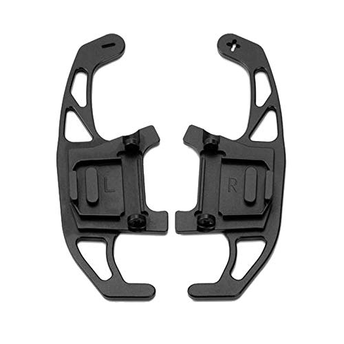 Eventualx Lenkrad Schaltwippen Aluminiumlegierung Robust Langlebig Paddle Shifter Praktisch Schaltpaddel Für Golf GTI R GTD GTE MK7 7 Polo GTI Scirocco 2014-2019 (Schwarz) von Eventualx