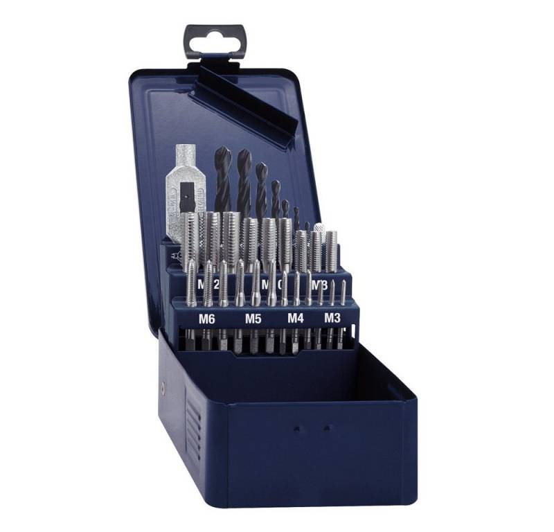 Eventus by Exact Gewindebohrer Eventus by Exact 10703 Handgewindebohrer-Set 15teilig metrisch Rech von Eventus by Exact