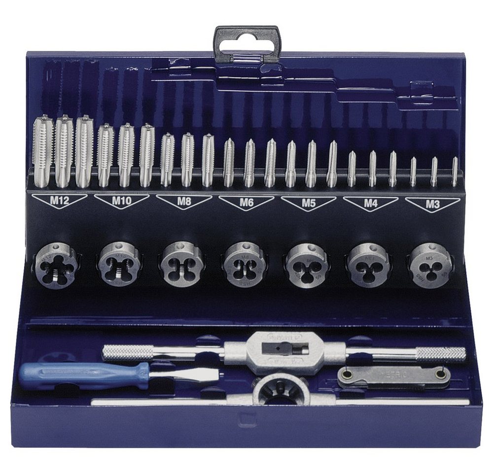 Eventus by Exact Gewindeschneider Eventus by Exact 10711 Gewindeschneidsatz 32teilig HSS metrisch M3, M4 von Eventus by Exact